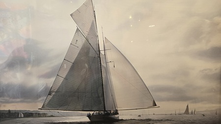 Druck auf Leinen - Americans Cup Old